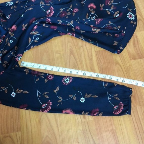 Cupcakes & Cashmere Navy Blue Floral Shift Dress - Picture 10 of 10